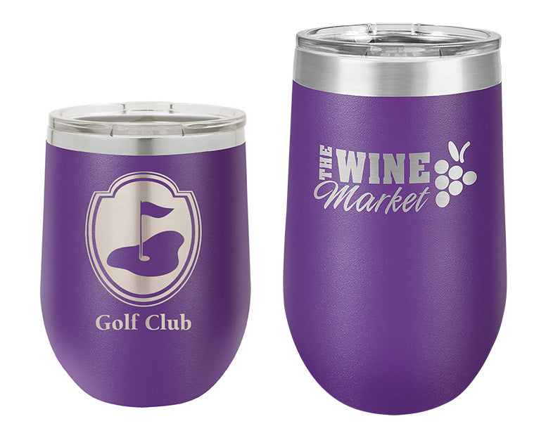 Custom Stainless Steel Stemless Wine Glass