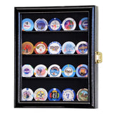 16 Poker Chip Display Cabinet
