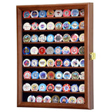 64 Poker Chip Display Cabinet