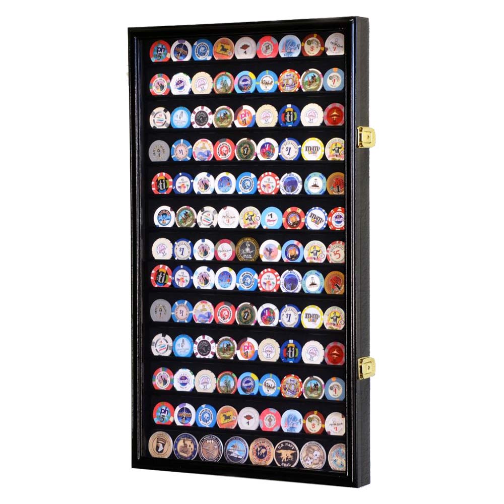 117 Poker Chip Display Cabinet