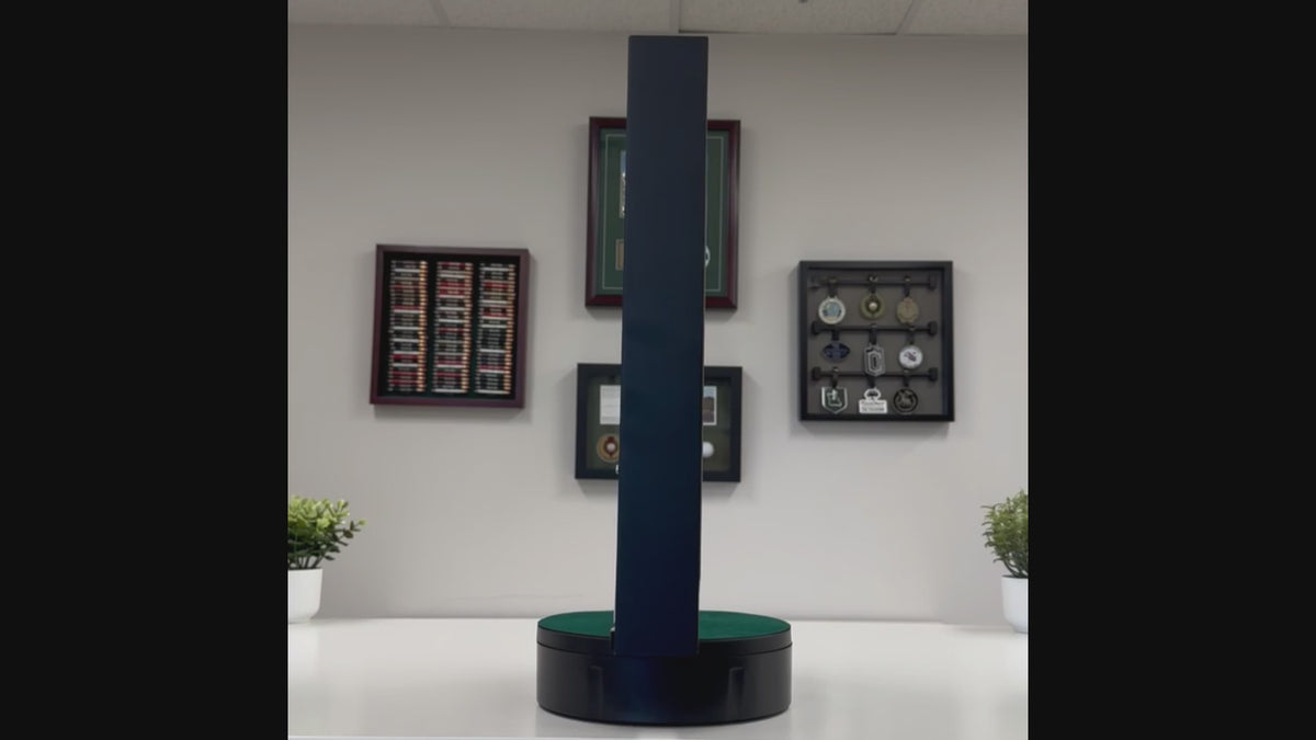 Hole-In-One Ball, Vertical Photo, and Scorecard Shadowbox