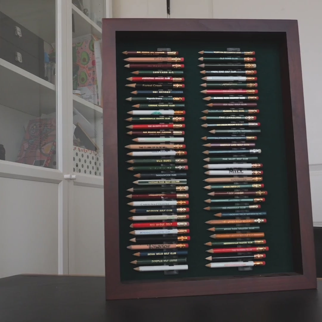 64 Golf Pencil Display Case