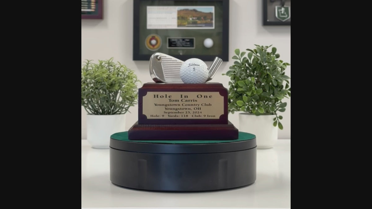 Hole-In-One Desk Top with Iron