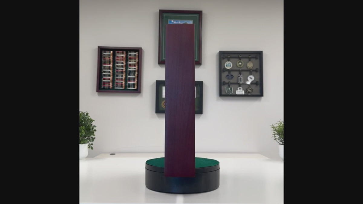 Hole In One Ball & Vertical Photo/Scorecard Shadowbox