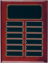 Rosewood Piano Finish Perpetual Plaque