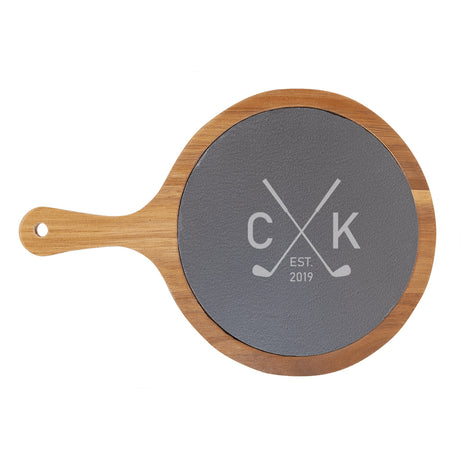 Round Slate Serving Board