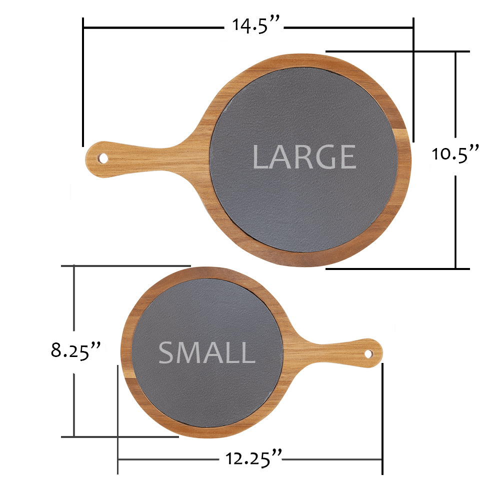 Round Slate Serving Board