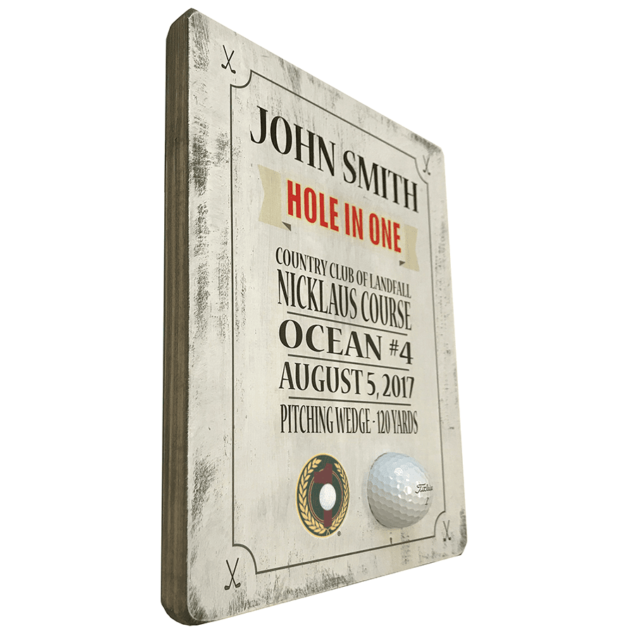 Rustic Hole-In-One Award