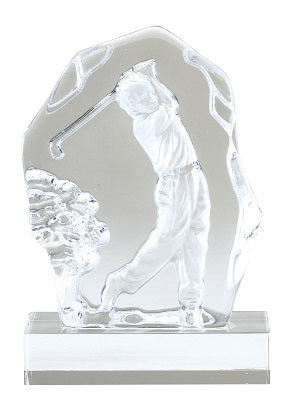 Sculplted Glass Golf Drive Award