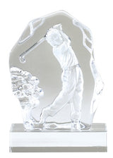 Sculplted Glass Golf Drive Award