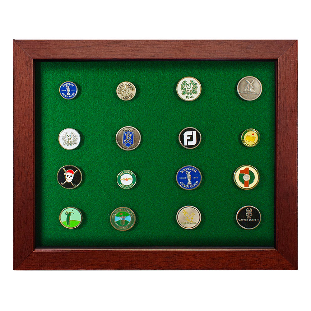 Shadow Box Ball Marker Display
