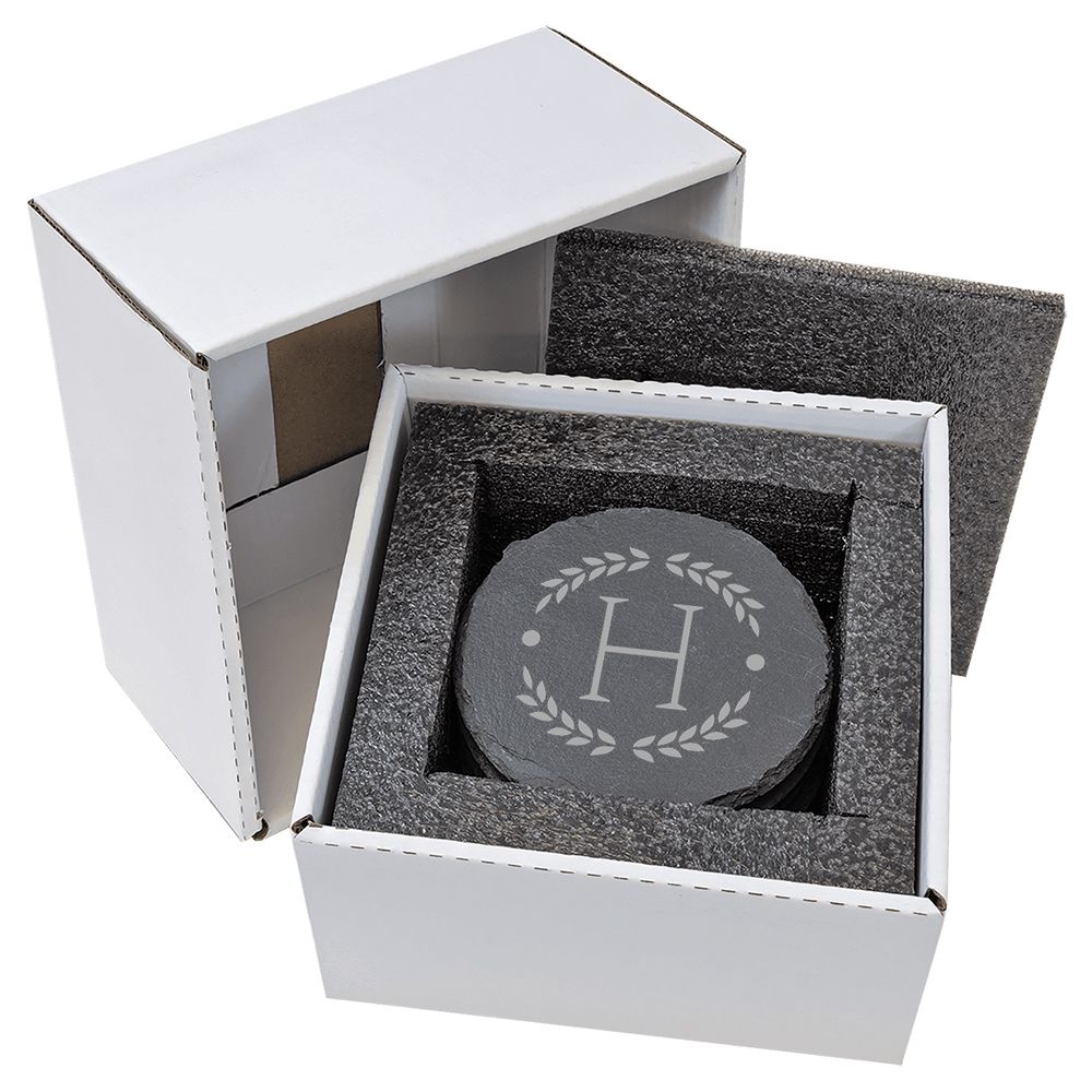 Slate Coaster Set
