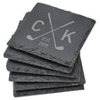 Slate Coaster Set