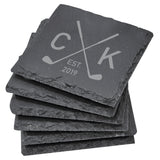 Slate Coaster Set