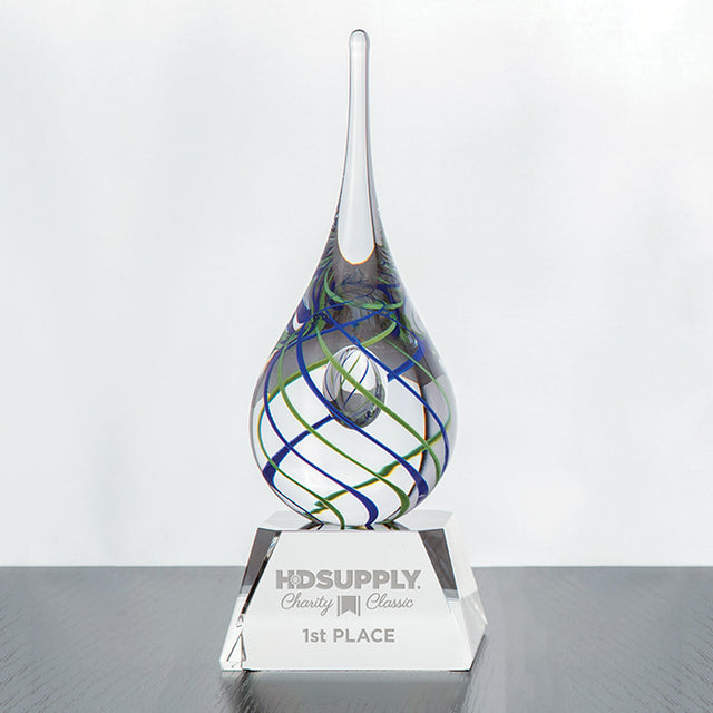 Teardrop Golf Trophy