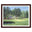 "The 11th At Augusta-White Dogwood" Framed Canvas
