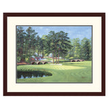 "The 11th At Augusta-White Dogwood" Framed Print