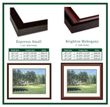 "The 11th At Augusta-White Dogwood" Framed Print