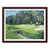 "The 13th At Augusta-Azalea" Framed Canvas