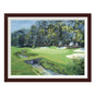 "The 13th At Augusta-Azalea" Framed Canvas