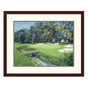 "The 13th At Augusta-Azalea" Framed Print