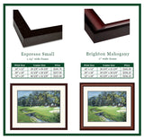 "The 13th At Augusta-Azalea" Framed Print