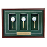 Three Ball and Tee Shadow Box
